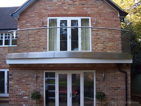 Front view of Freestanding Balcony