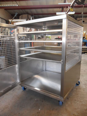 Stainless steel storage cases