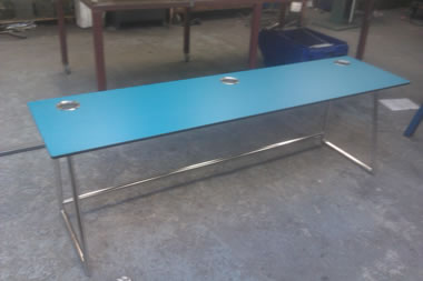 Stainless steel school table
